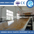 PVC stone plastic profiles extruder machine line for fake marble